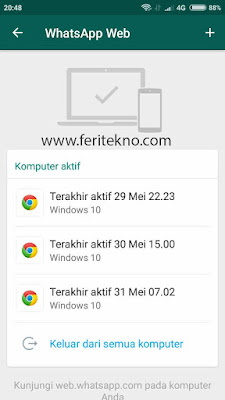 ciri ciri akun whatsapp yang disadap atau dibajak oleh orang lain 2