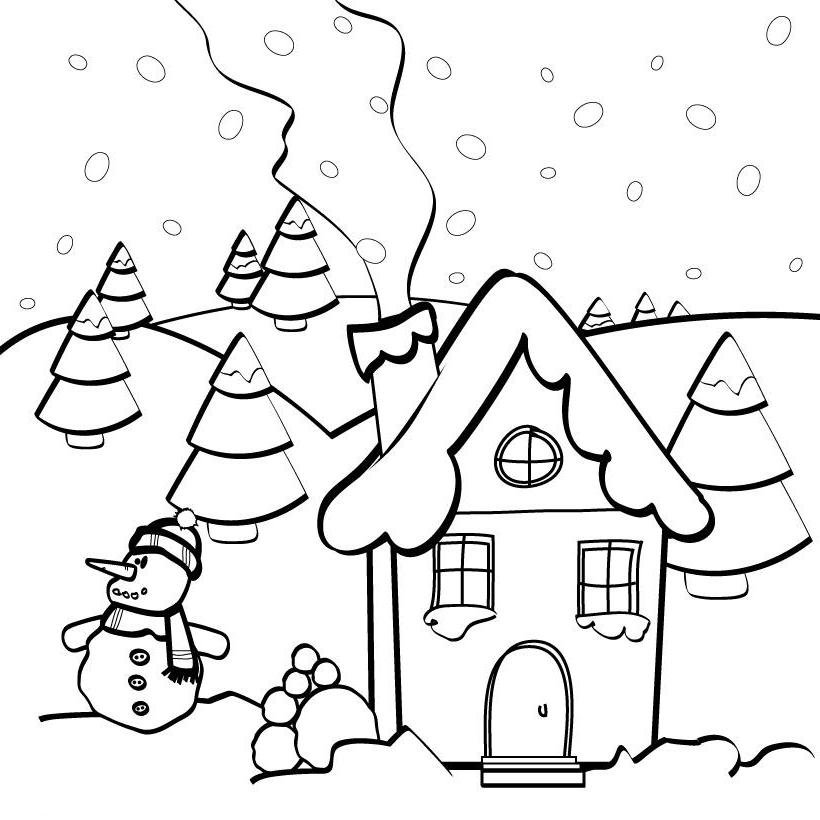 colonial village coloring pages - photo #36