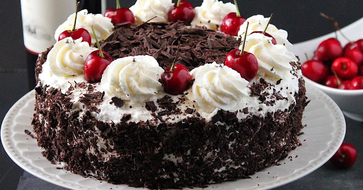 Black Forest Cake/ Black Forest Cherry Torte