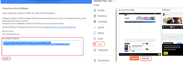 configurar google adsense