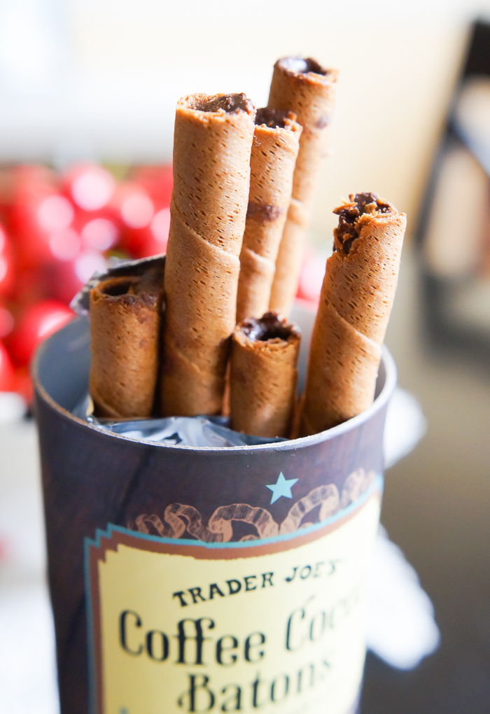 Sweet on Trader Joe's Sunday Coffee Cocoa Batons Bake at 350°