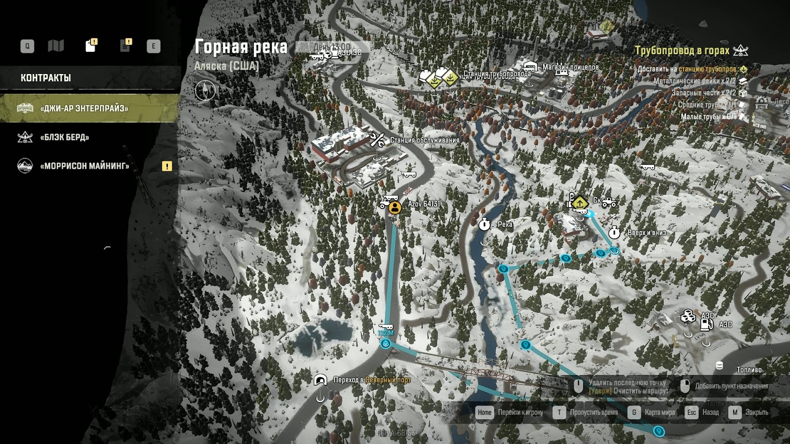 северный порт аляска snowrunner