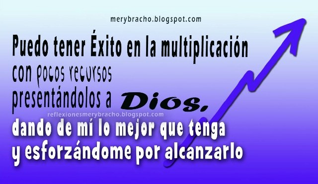 El éxito en la multiplicación con pocos recursos. Presentar habilidades, talentos, recursos, dinero, servicio para ser multiplicado. Ejemplo de la Biblia de cómo Dios multiplica los recursos. Postales de inversión y multiplicación de recursos, motivación financiera.