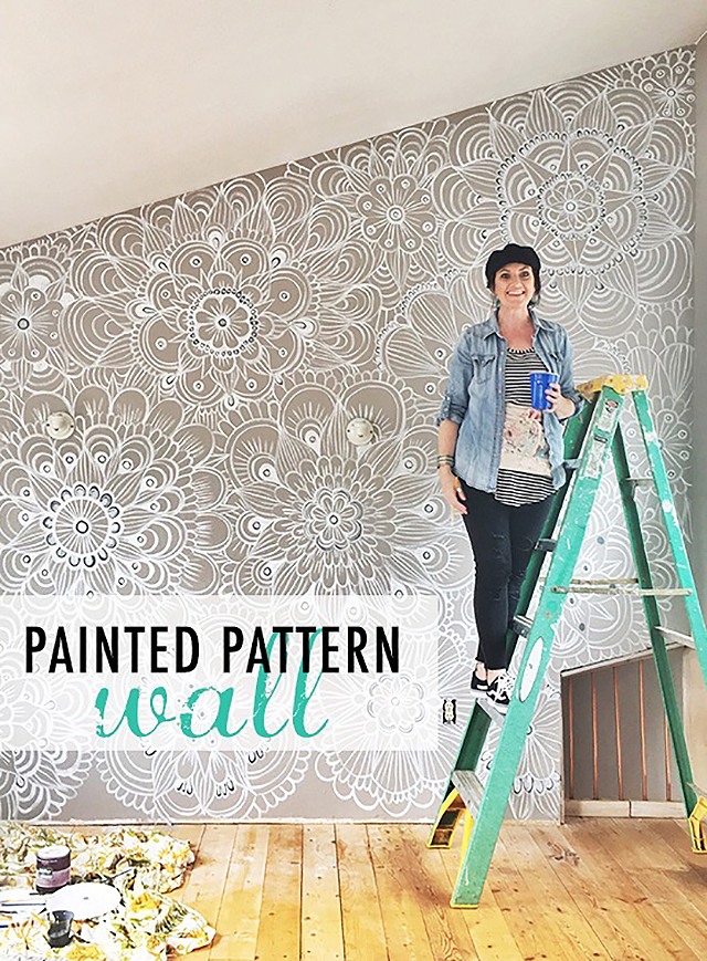 tips for painting a pattern wall