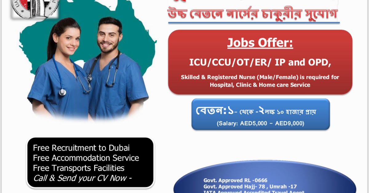 Nursing Employment in Dubai with Attractive Salary & Locative Benefits