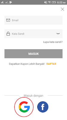 daftar diaplikasi vova android