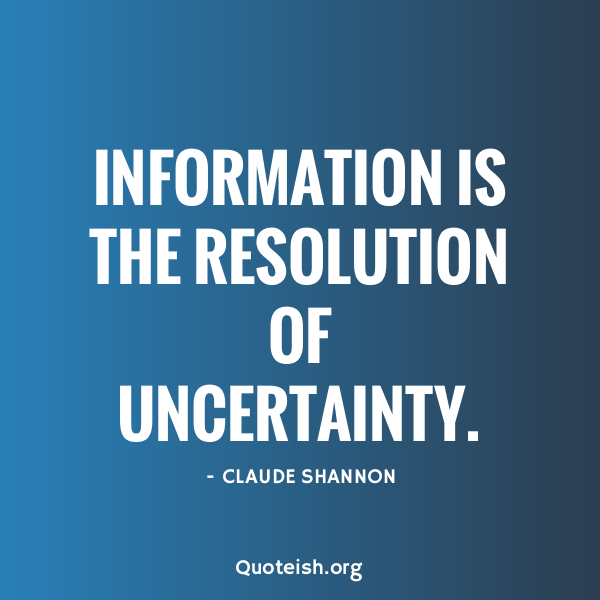 33 Information Quotes - QUOTEISH