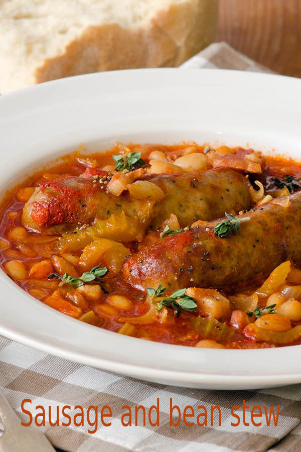 Sausage and bean stew recipe happy cook