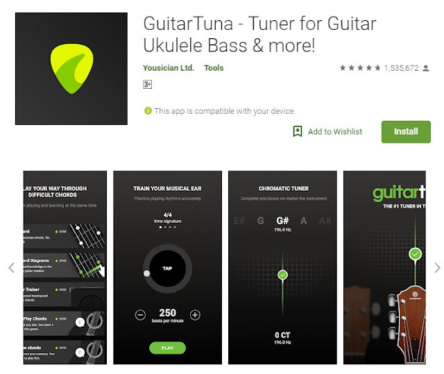 Top 10 Best Free Guitar Tuner Apps for Android Phone | Guitar Tuner Apps Download