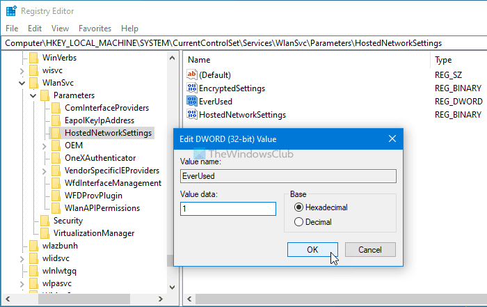 Microsoft Hosted Network Virtual Adapter หายไปในตัวจัดการอุปกรณ์