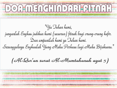 Image result for doa dilindungi fitnah