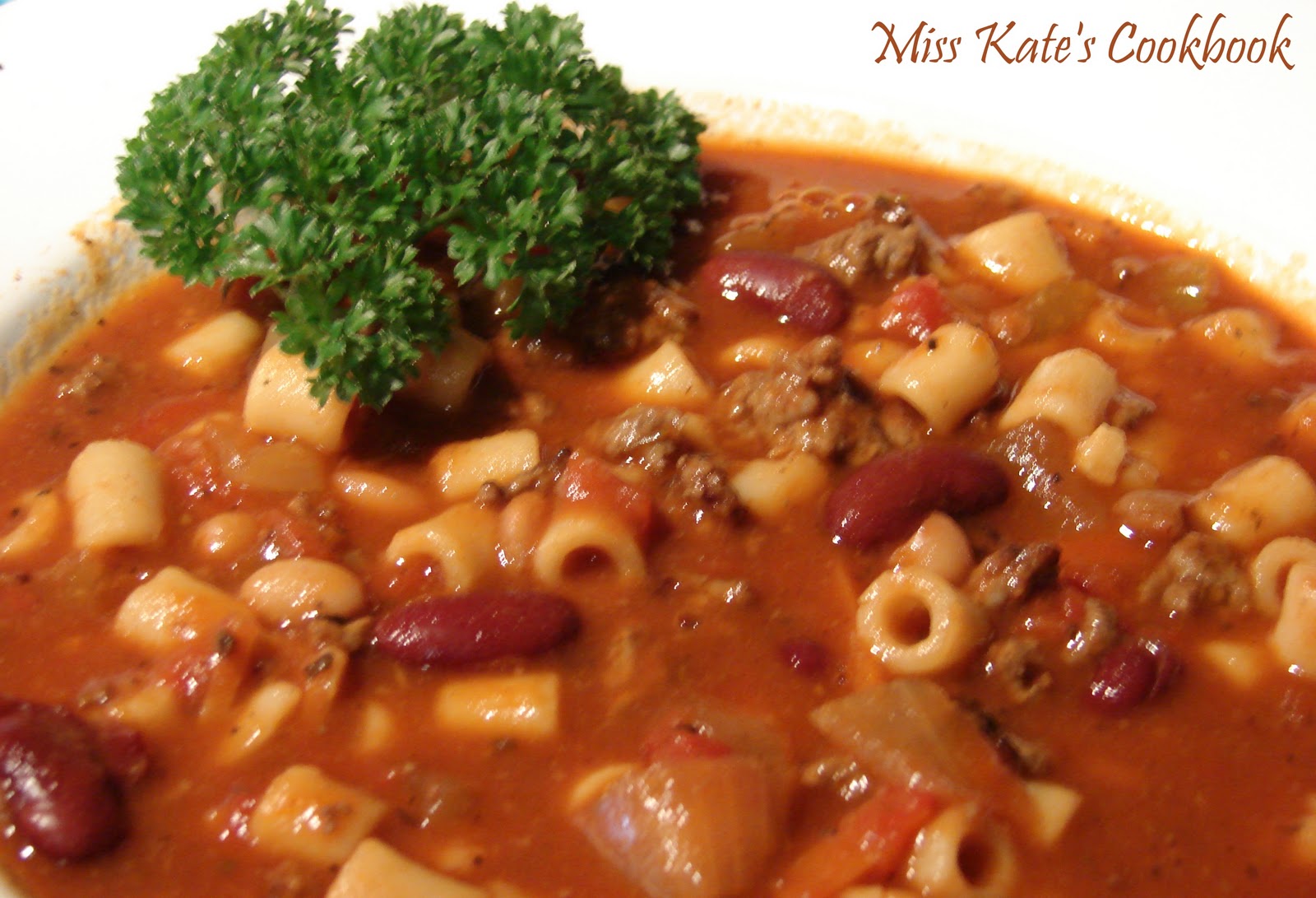 Miss Kate's Cookbook Olive Garden Pasta E Fagioli