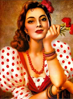 Jesús Helguera 1910-1971 | Mexican Romantic painter