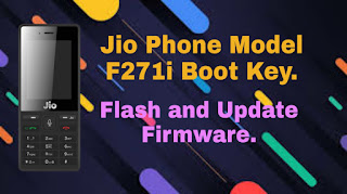 Jio Phone F271i Boot Key