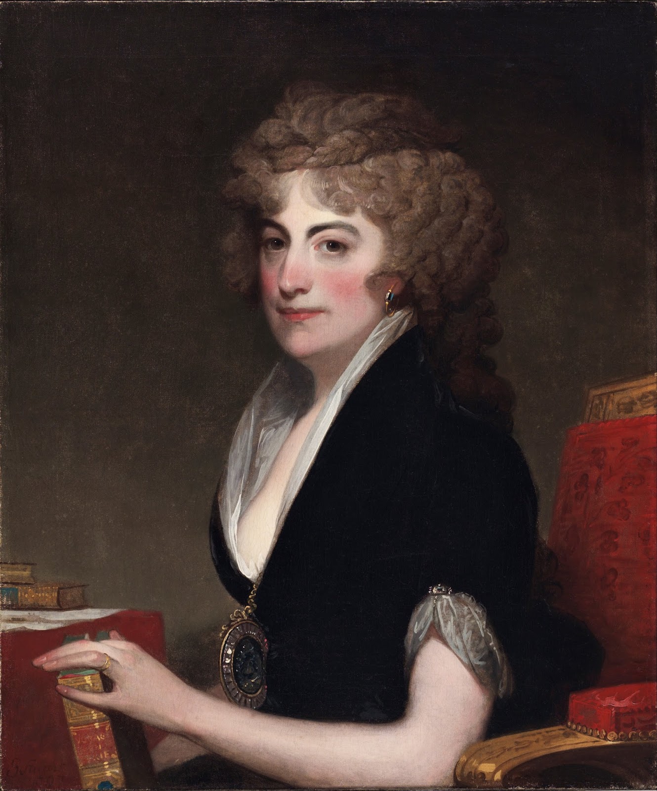 Art Blog George Romney Portrait Of Emma Lady Hamilton As A
