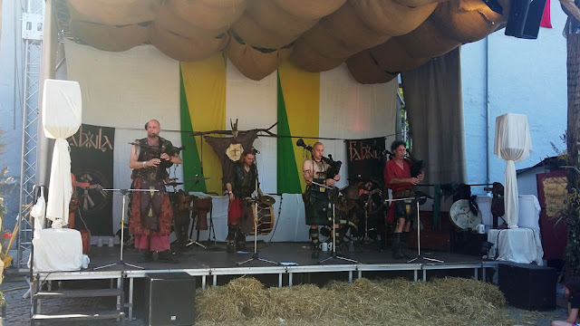 Auftritt Fabula aetatis beim Mittelaltermarkt in Bad Langensalza