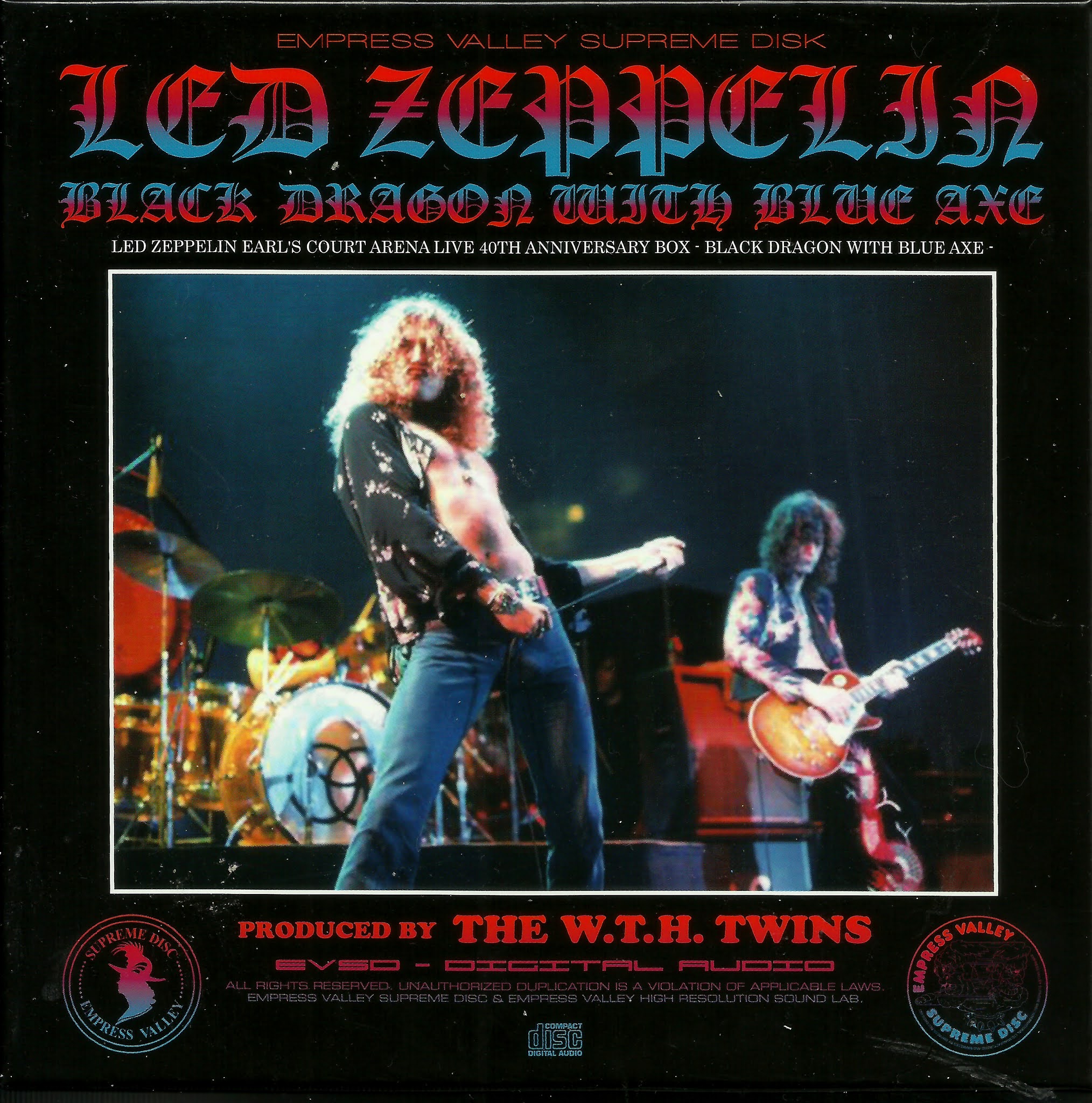 Long Live Led Zeppelin : 1975.05.18 Black Dragon With Blue Axe 15
