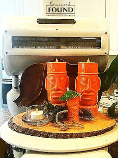 tiki bar, tikis, tiki culture, tiki hut, tropical decor, happy HULAdays, home decor, diy decor, holiday home decor, holiday, nativity