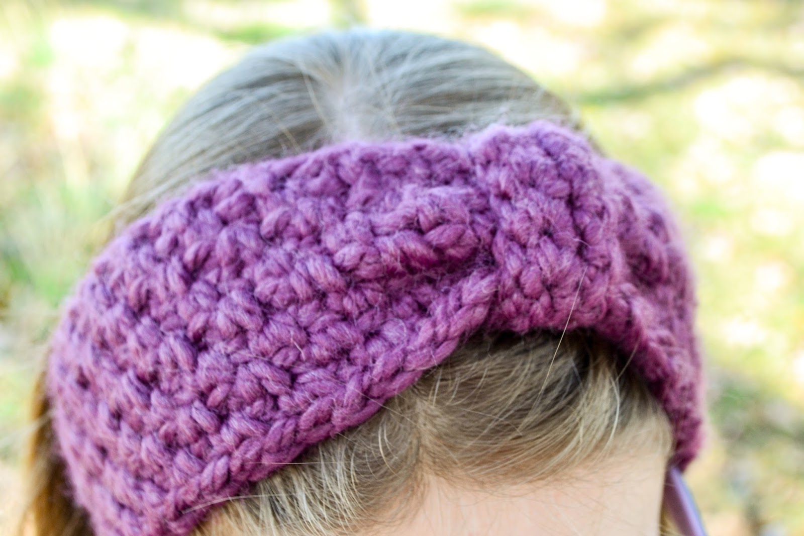 Cast Iron Stew Moss Stitch Crochet Headband (Pattern Highlight 5)