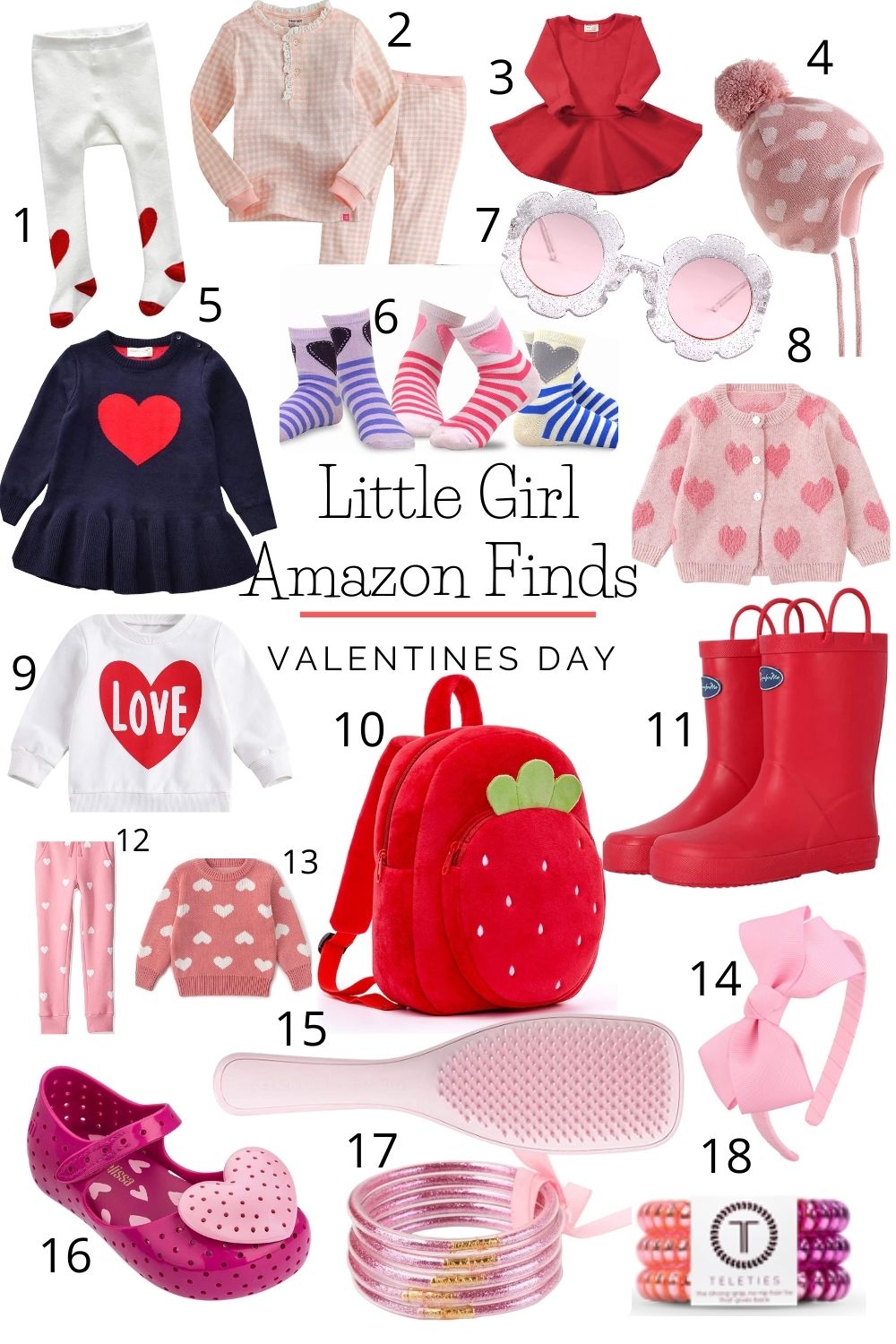Amazon Valentine's Day Favorites for Little Girls Olive and Tate