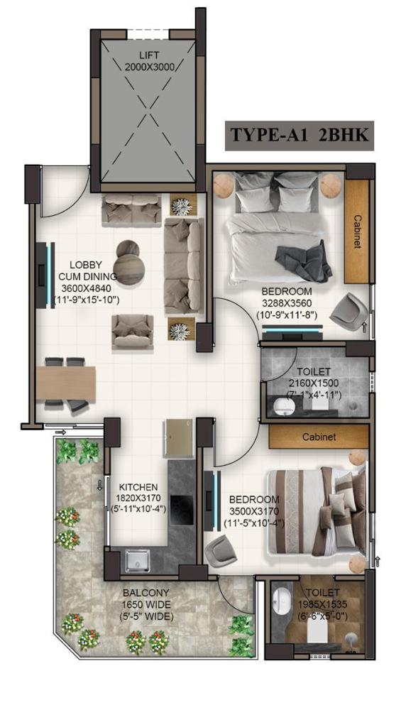 Advitya Homes Floor Plan