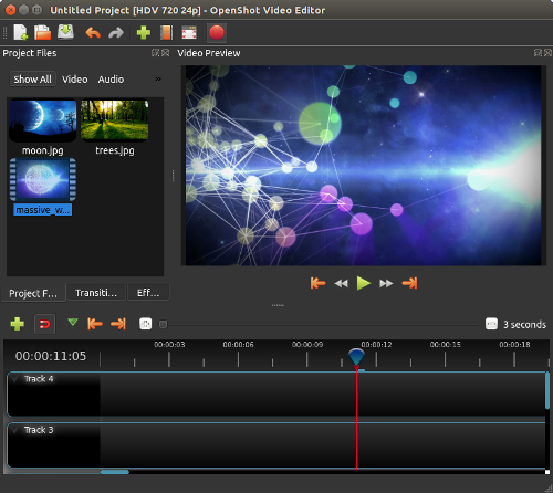 Openshot free video editor