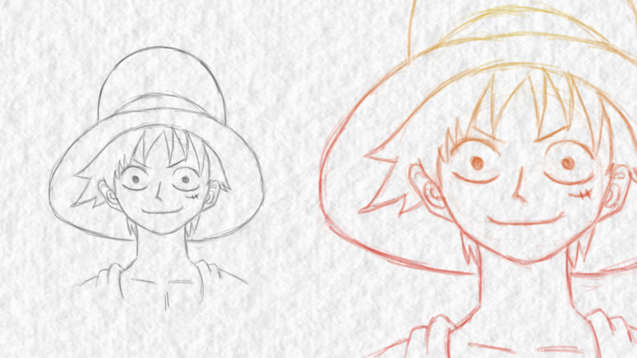Como Desenhar O Luffy One Piece Passo a Passo