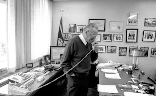 Mayor Louis Tullio in his office