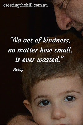 no act of kindness is ever wasted