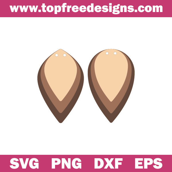Download Free Svgs For Faux Leather Earrings PSD Mockup Templates