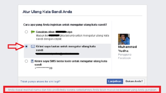 Cara Masuk FB yang Lupa Kata Sandi 2022 - Cara1001