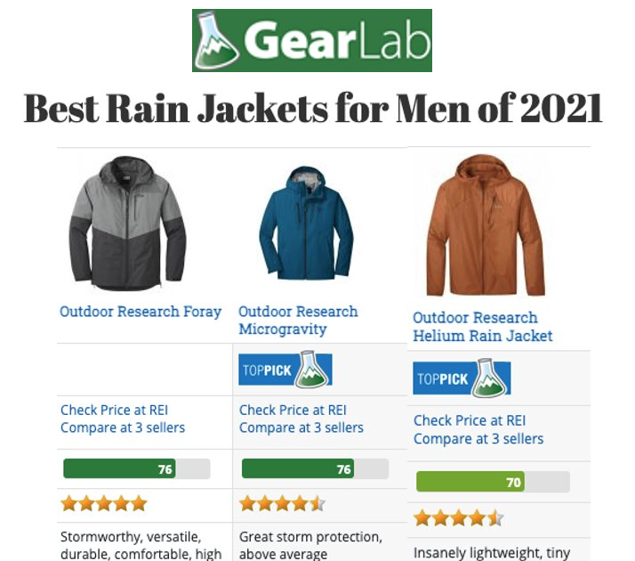 Outdoor Research Outdoor Gear Lab Features Foray, MicroGravity and