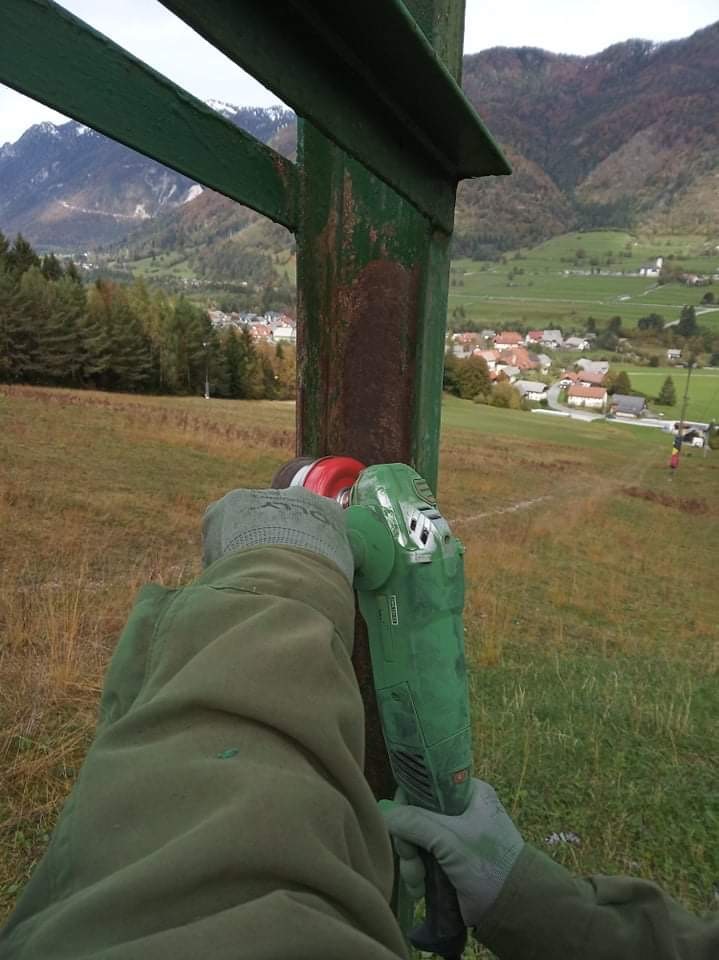 Antikorozijska zaščita stebrov