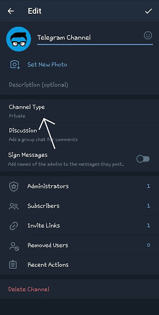 Click channel type