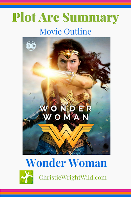 Plot Arc Library: Wonder Woman, Amazon Princess || what is the plot arc or story structure of the new Wonder Woman movie? || christiewrightwild.com