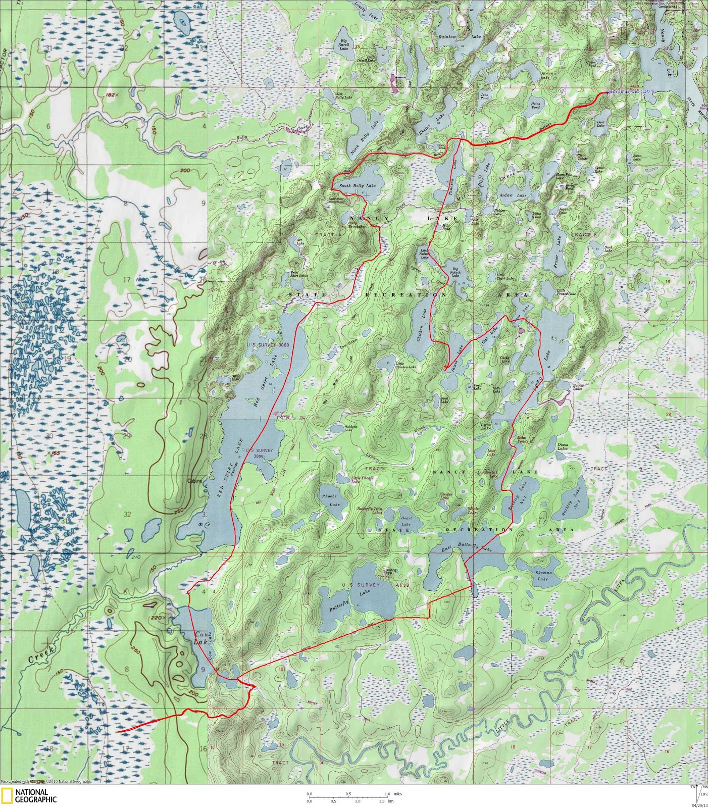 Alaska Adventures by Trond Nancy Lakes Snowmachine Trail Ski