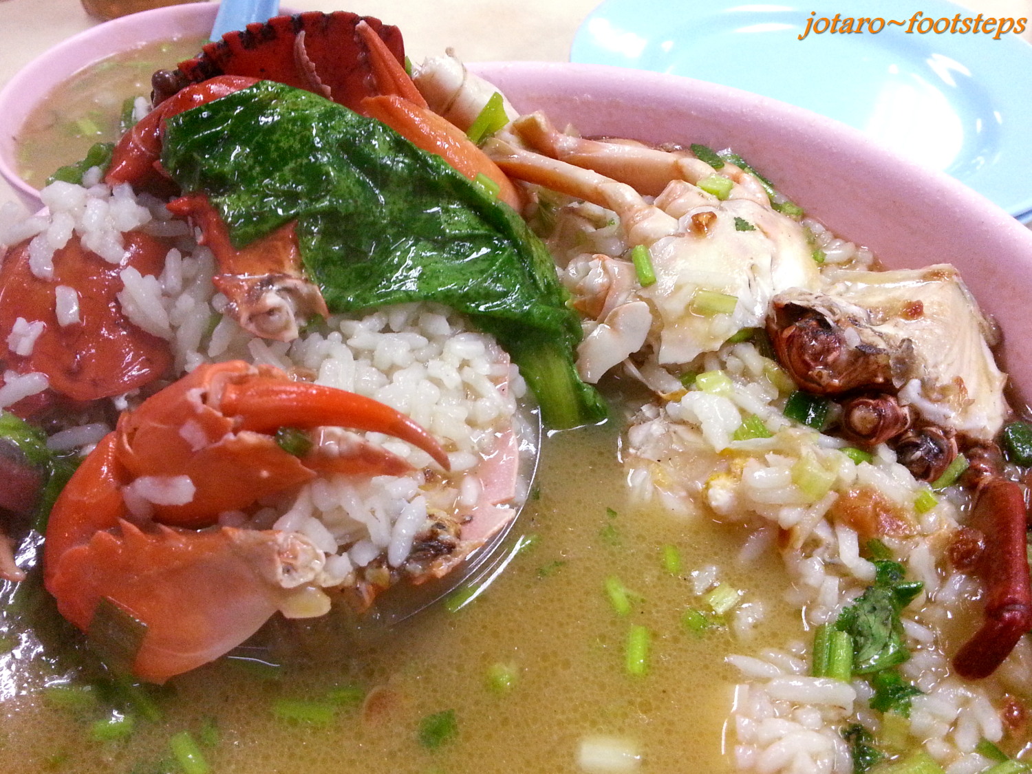 Footsteps Jotaro's Travels YummY! Seafood Crab Porridge Cheang