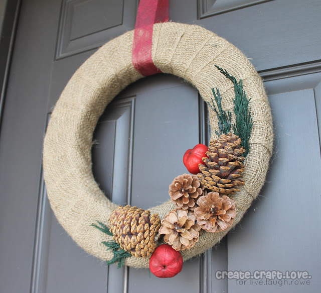 pine cone wreath