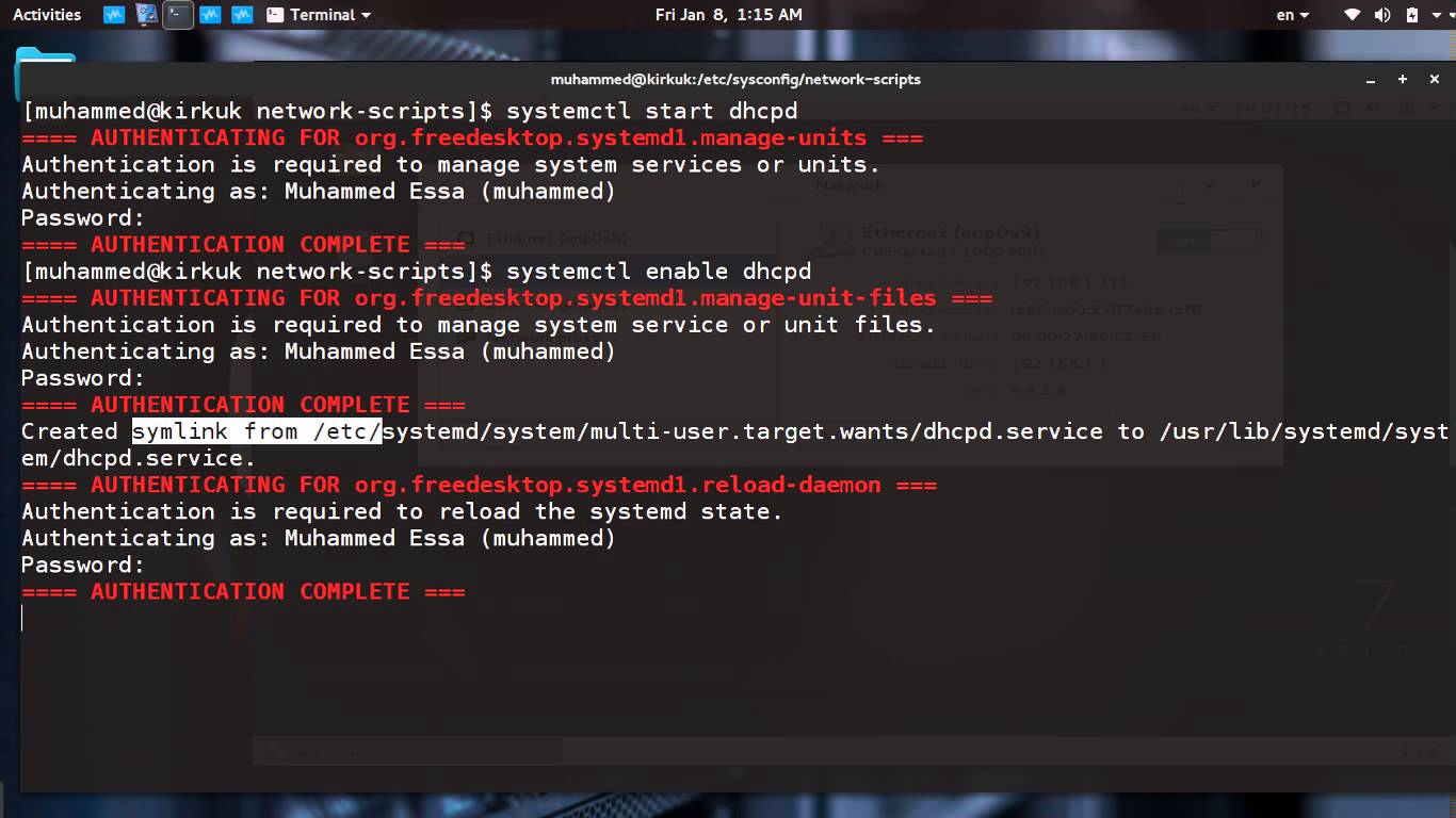 66 CentOS 7 DHCP server كورسات بالعربي