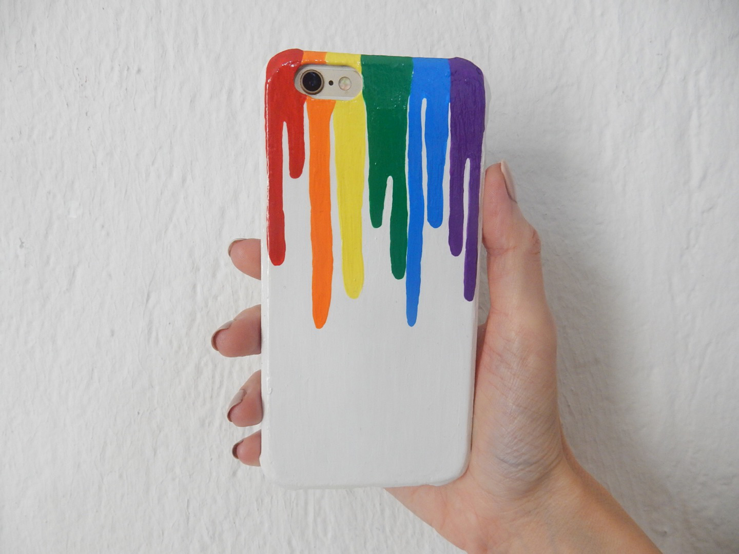 Cute Simple Things Diy Melting Rainbow Phone Case