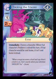 My Little Pony Tricking the Trixter High Magic CCG Card