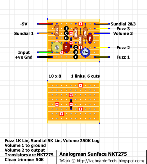 Guitar FX Layouts: Analogman Sunface NKT275