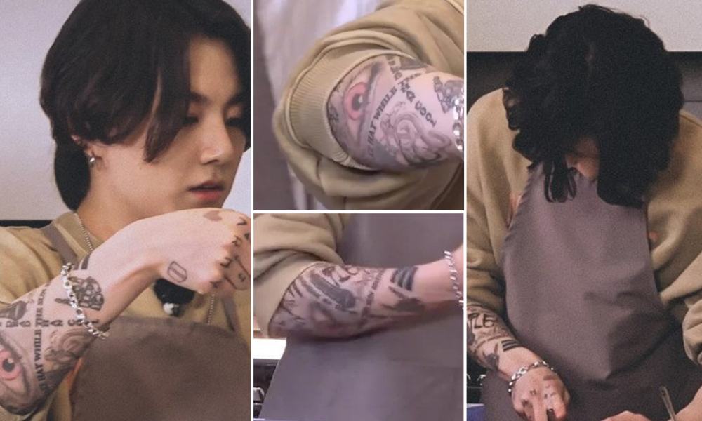 El tatuaje de en el brazo de Jungkook de BTS ha sido revelado y hay