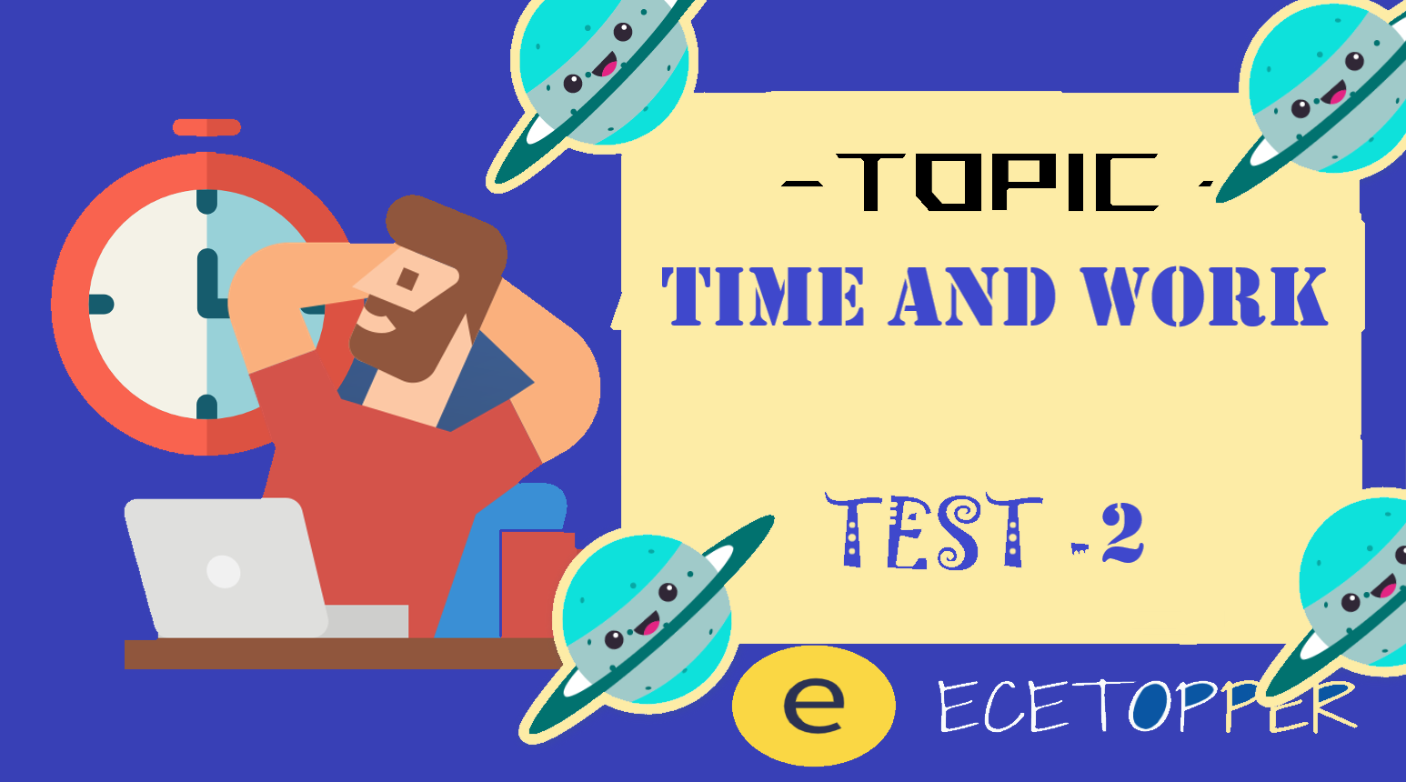 Aptitude MCQ TEST With Solutions And Explanations Topic Time And Work Test 2