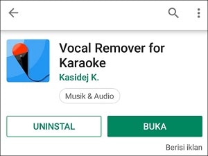 Cara Menghilangkan Vokal Suara Pada Lagu di Android Secara Cepat