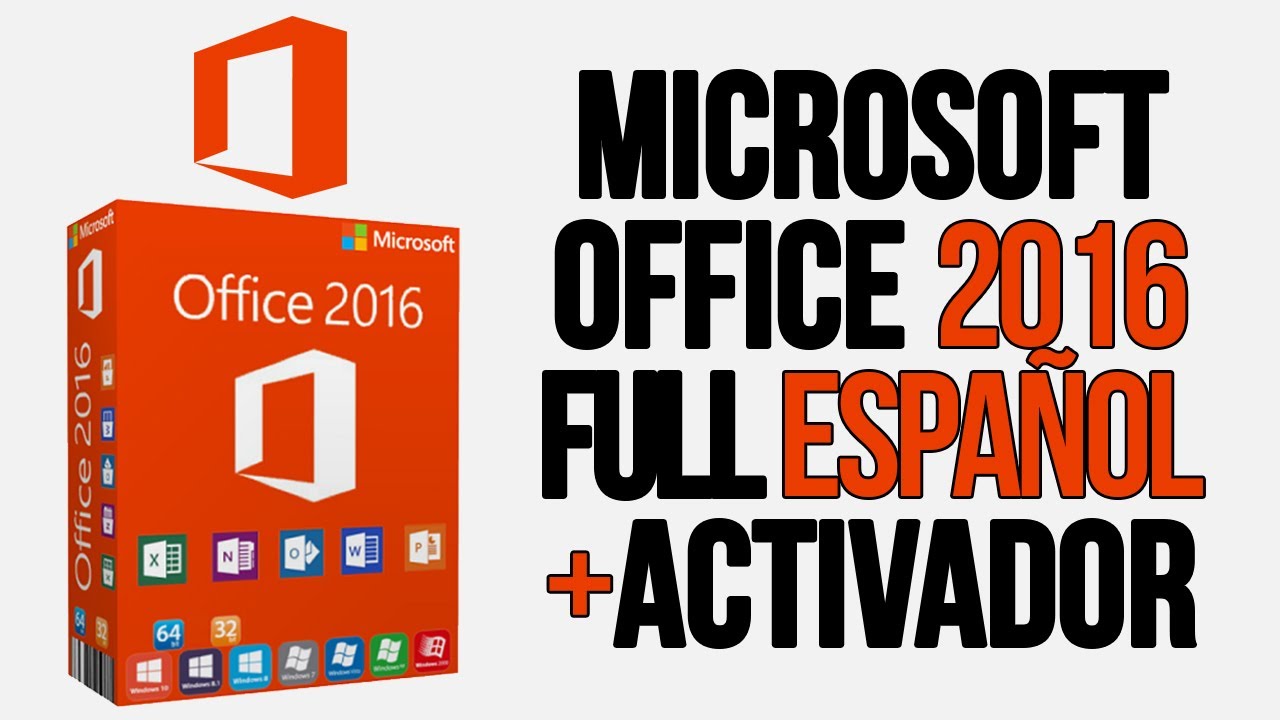 descargar office 2016 full español 64 bits