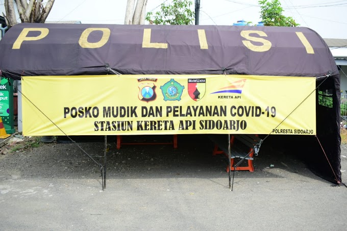 Polresta Sidoarjo Siapkan Posko Mudik dan Pelayanan Covid-19 