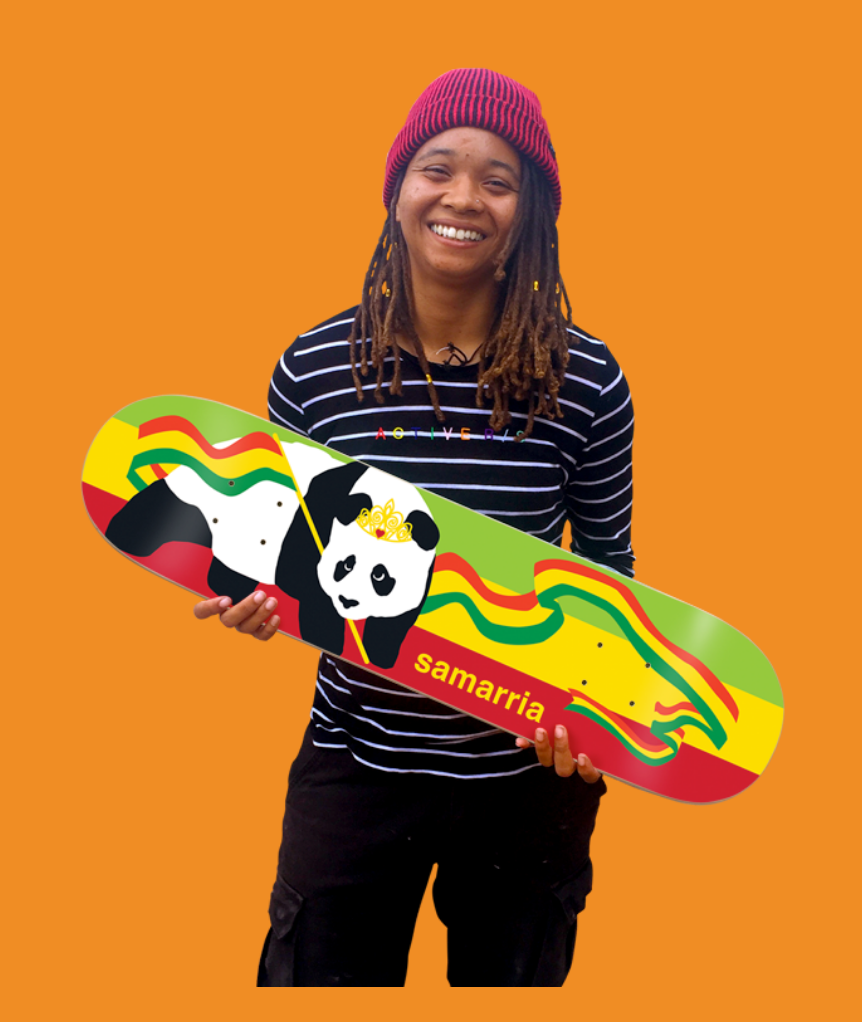 Black female skateboarders Clearance