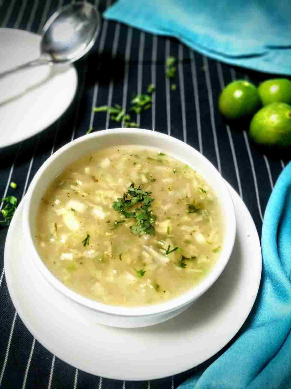 Lemon Coriander Soup hassanchef restaurant style recipes