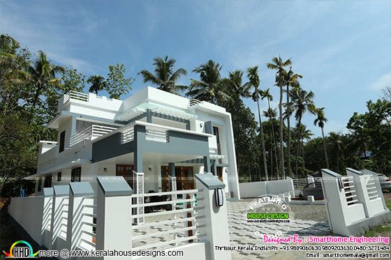 Completed villa with furnished interiors